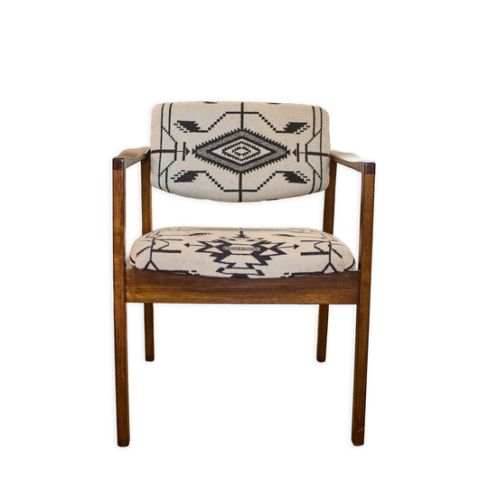 Pair of Stow Davis Walnut Lounge Chairs
