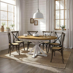 Provence Round Extension Table (47"/63") - Whats New Furniture - Portland, Oregon