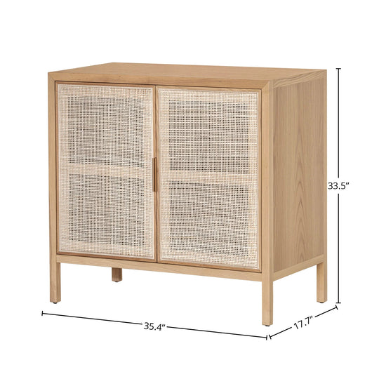 Rattan Small Sideboard