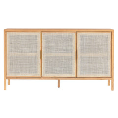Rattan 3 Door Sideboard - Whats New Furniture - Portland, Oregon