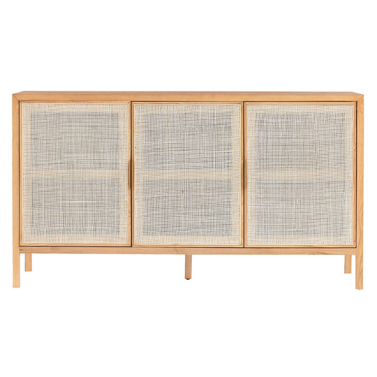 Rattan 3 Door Sideboard