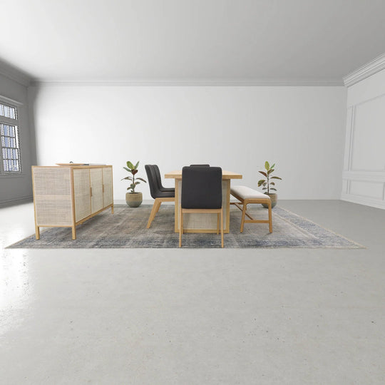 Rattan 3 Door Sideboard