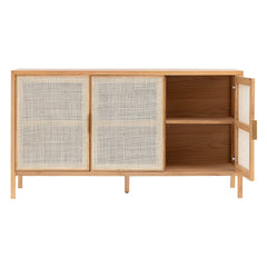 Rattan 3 Door Sideboard - Whats New Furniture - Portland, Oregon