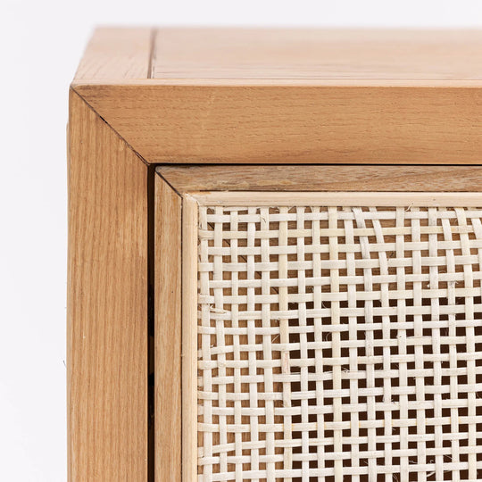 Rattan 3 Door Sideboard