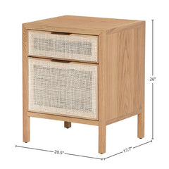 Rattan Filing Cabinet - Whats New Furniture - Portland, Oregon