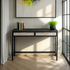 Rattan Desk - Whats New Furniture - Portland, Oregon