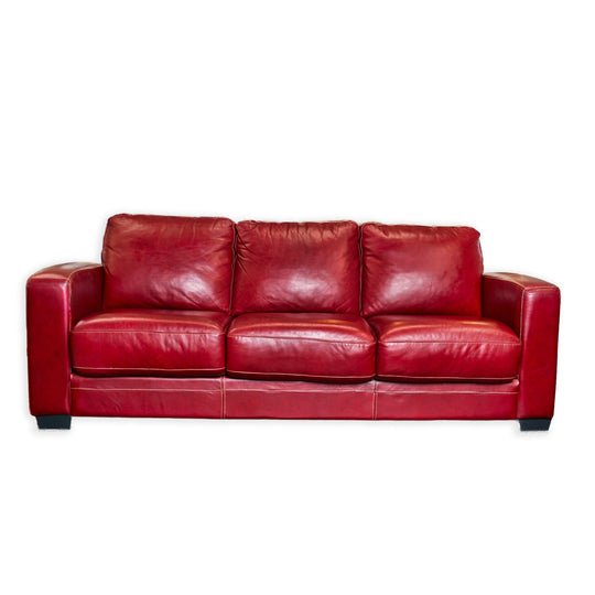 Leather Sleeper Sofa