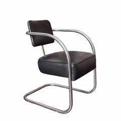 Retro Faux Leather Chair - Whats New Furniture - Portland, Oregon