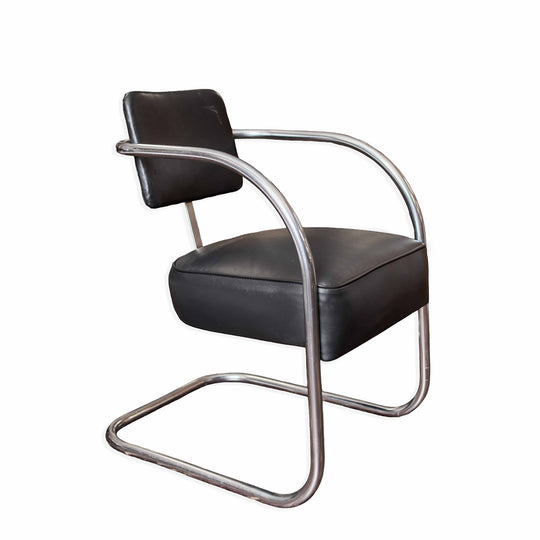 Retro Faux Leather Chair