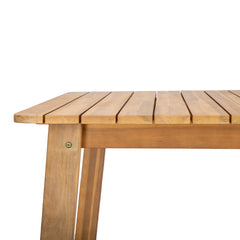 Riviera Outdoor Dining Table - alternate angle - mid-century modern outdoor dining tables - Whats New Furniture Portland OR