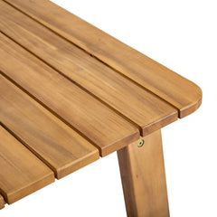 Riviera Outdoor Dining Table - construction detail - mid-century modern outdoor dining tables - Whats New Furniture Portland OR