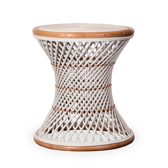 Woven Wicker Side Table