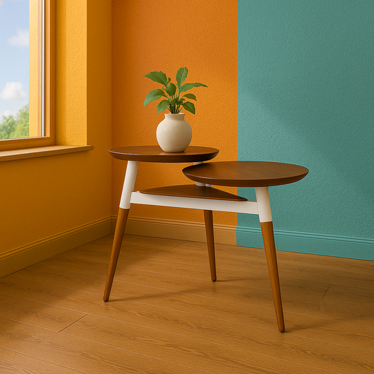 Three-Tier West Elm Side Table