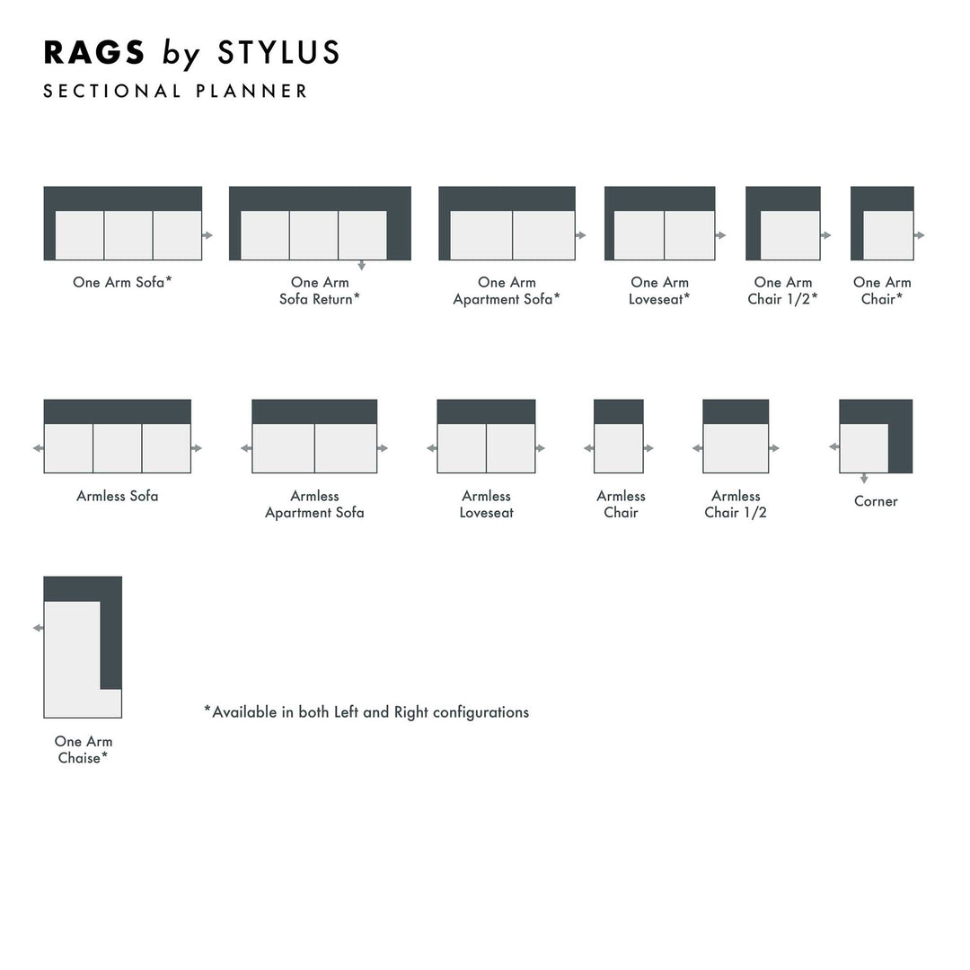 Rags Custom Sofa / Sectional