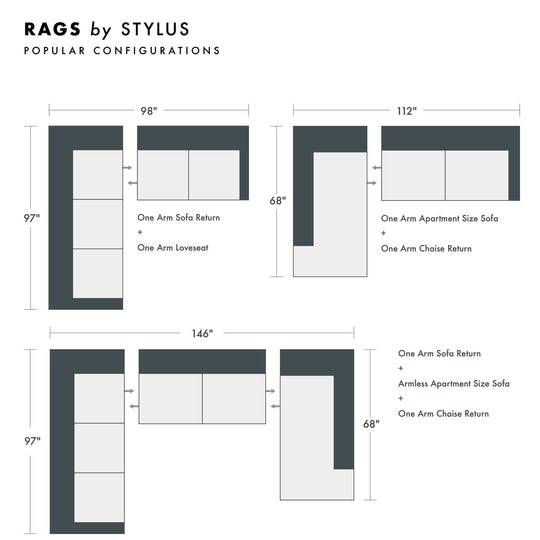 Rags Custom Sofa / Sectional