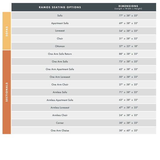 Ramos Custom Sofa / Sectional
