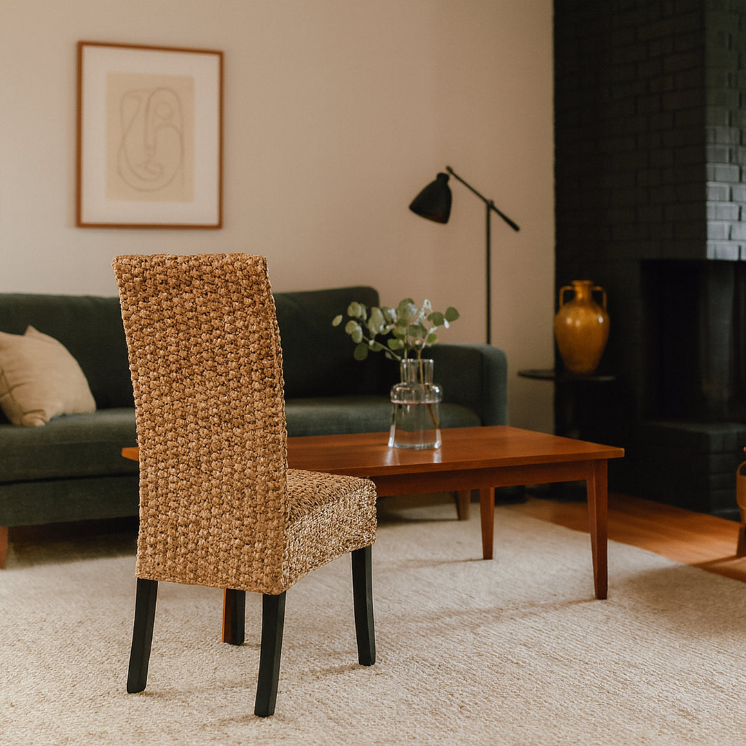 Set of 4 Seagrass Dining Chairs
