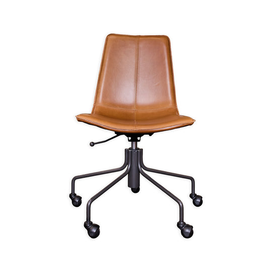Slope Leather Rolling Chair