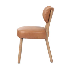 Jesse Leather Dining Chair - Whats New Furniture - Portland, Oregon