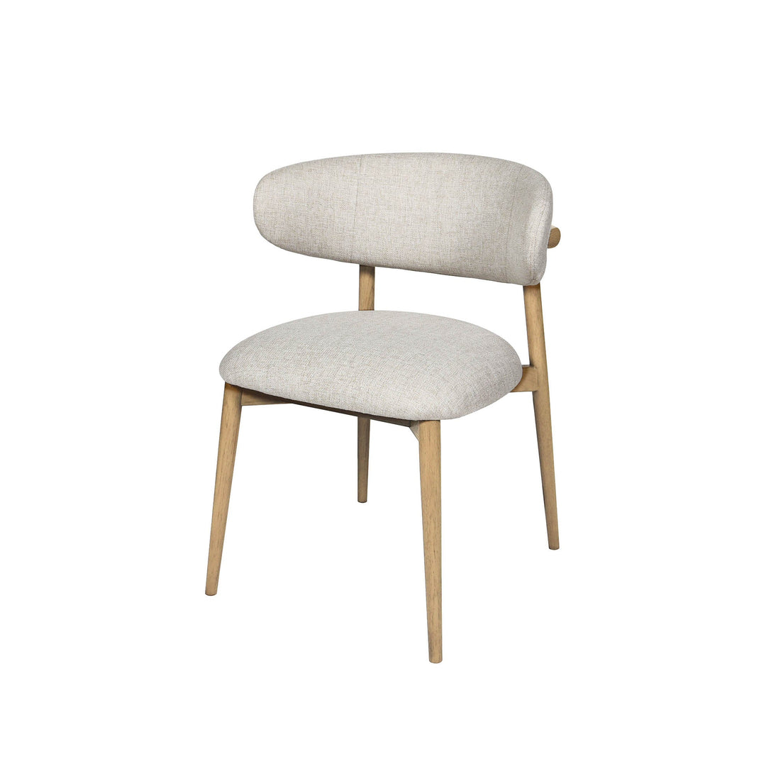 Milo Dining Chair in Vanilla Tweed - Whats New Furniture Portland