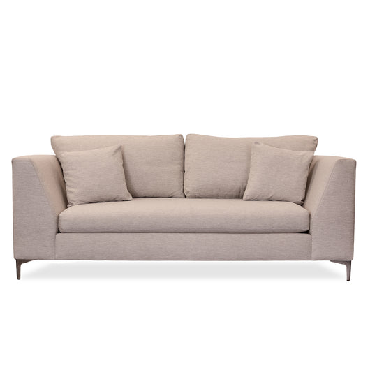 Sofa  w/  Bench  Cushion & Chrome Legs