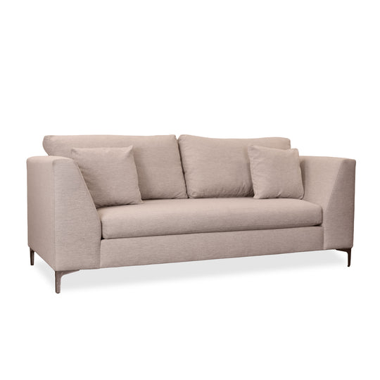 Sofa  w/  Bench  Cushion & Chrome Legs