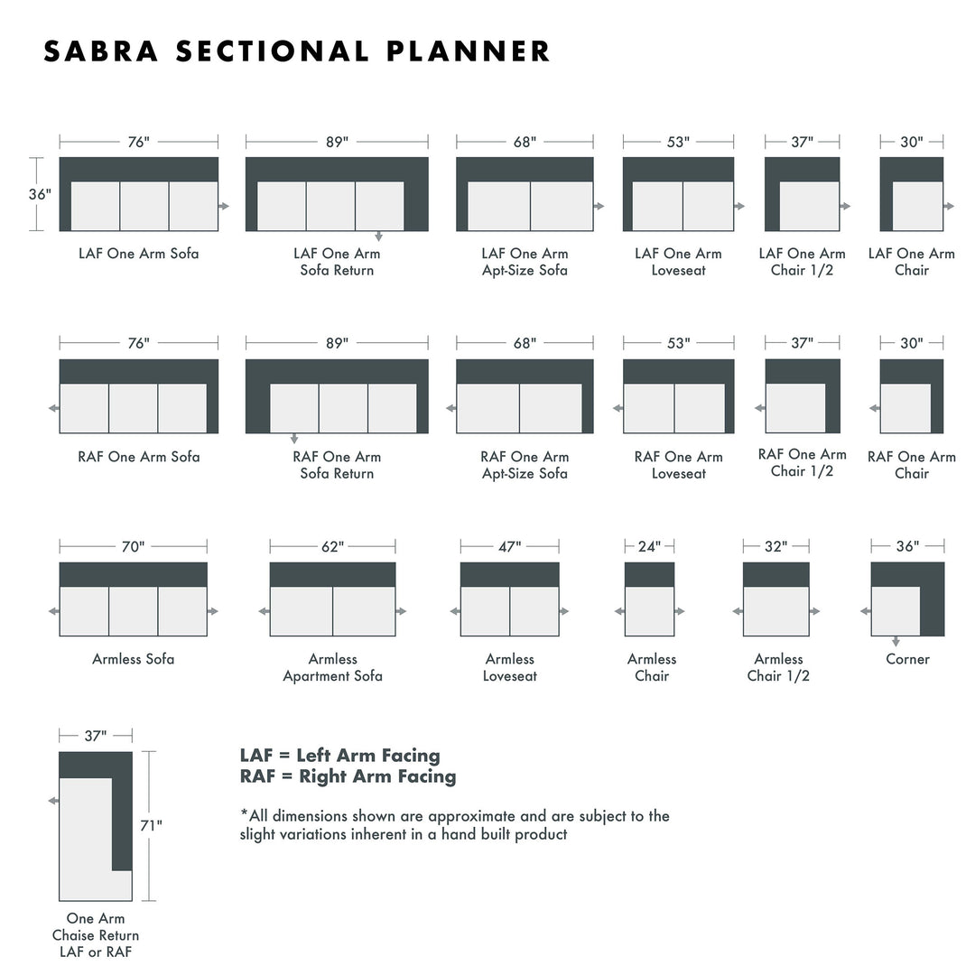 Sabra Custom Sofa / Sectional