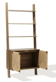 Kaia 4-Shelf Etagere Bookcase with 2-Door Cabinet Storage - Image 2 | What&