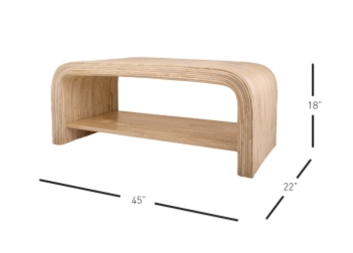 Kyran Rattan Coffee Table