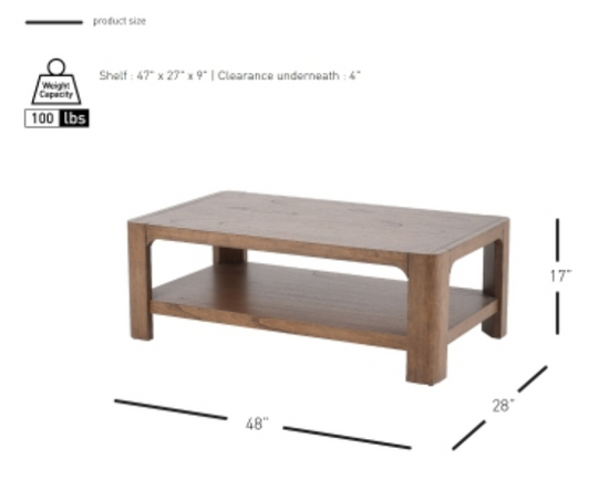 Trevin KD Rectangular Coffee Table