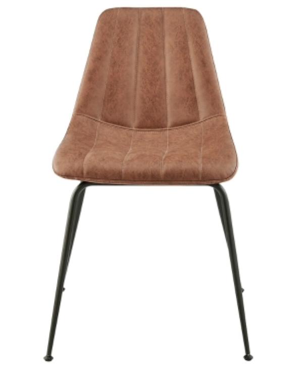 Robert KD Faux Leather Dining Side Chair