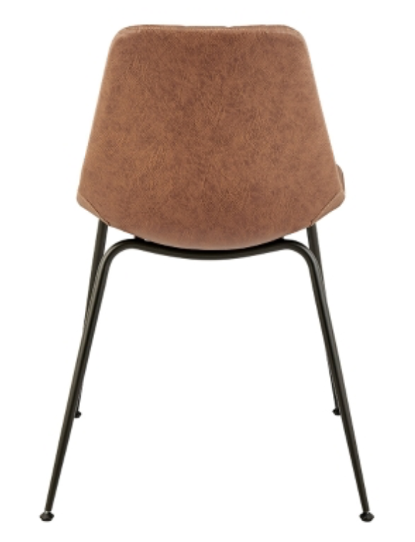 Robert KD Faux Leather Dining Side Chair