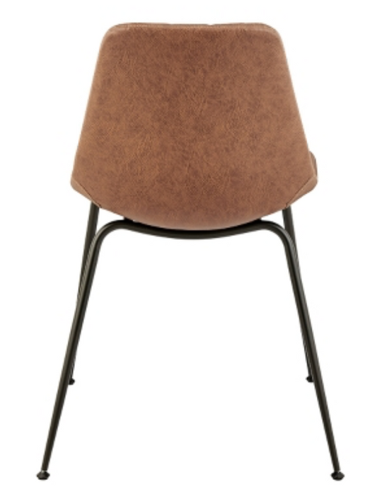 Robert KD Faux Leather Dining Side Chair