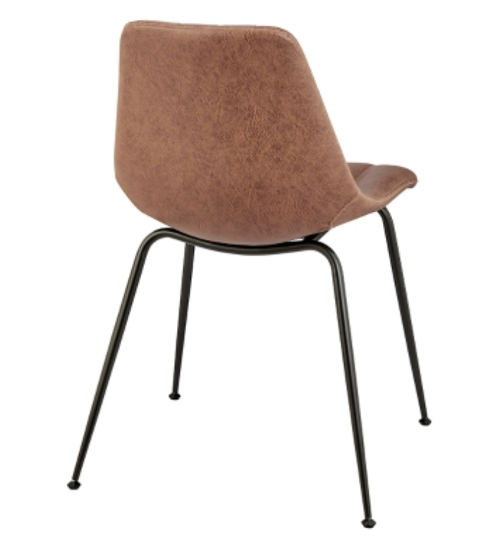 Robert KD Faux Leather Dining Side Chair