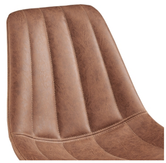 Robert KD Faux Leather Dining Side Chair