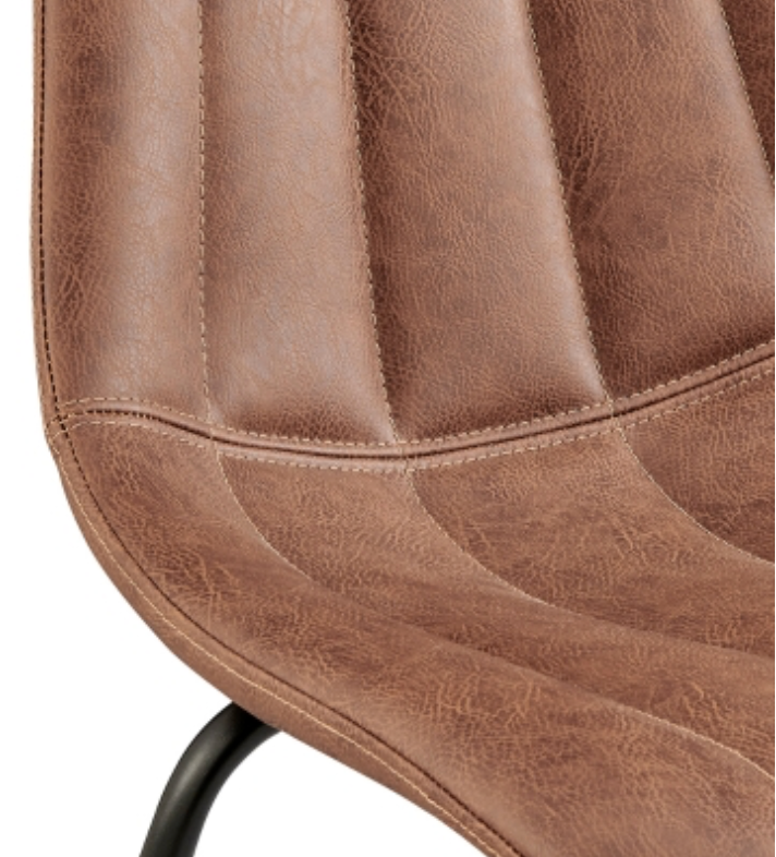 Robert KD Faux Leather Dining Side Chair