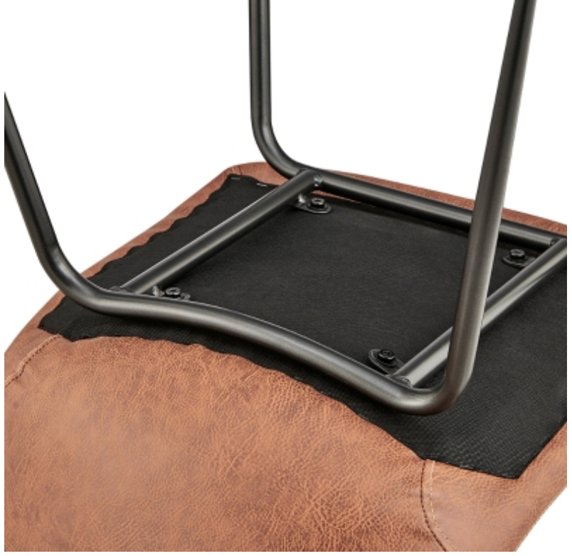 Robert KD Faux Leather Dining Side Chair