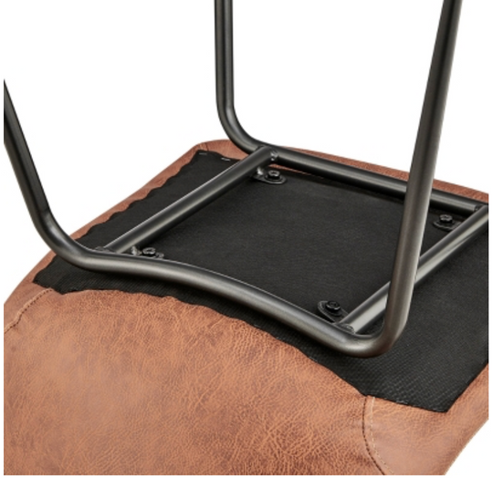 Robert KD Faux Leather Dining Side Chair