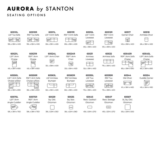 Aurora Custom Sofa / Sectional