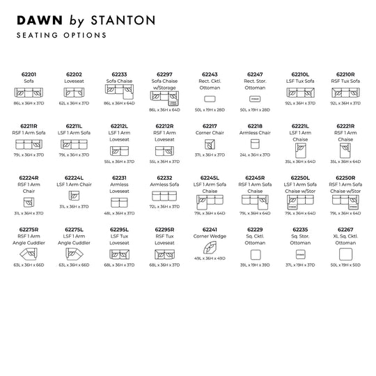 Dawn Custom Sofa / Sectional