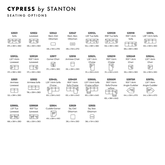 Cypress Custom Sofa / Sectional