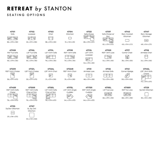 Retreat Custom Sofa / Sectional