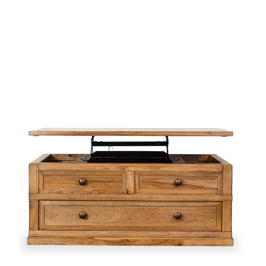 Lift Top Coffee Table w/ Drawers