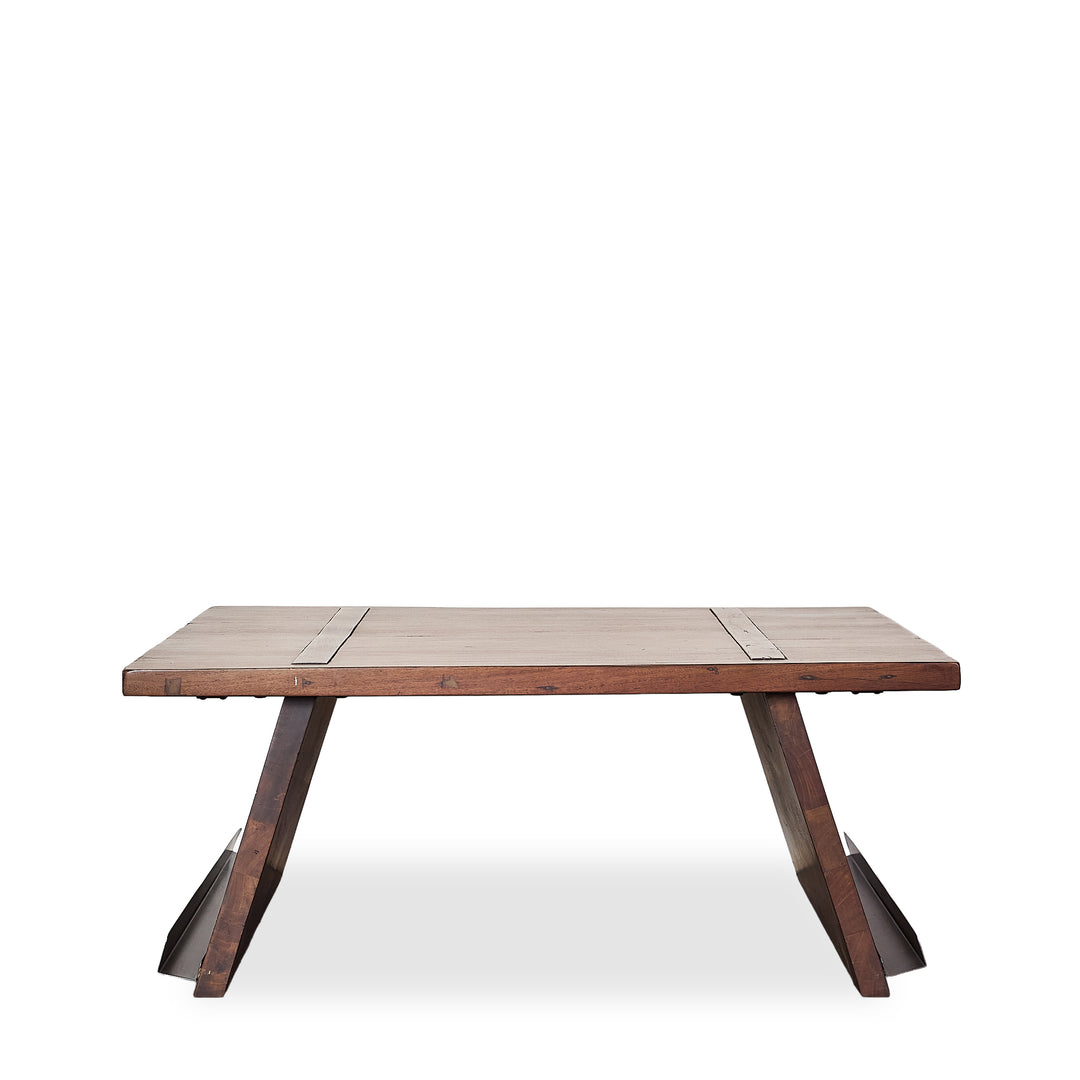 Ventura Walnut Coffee Table w/Media Rack