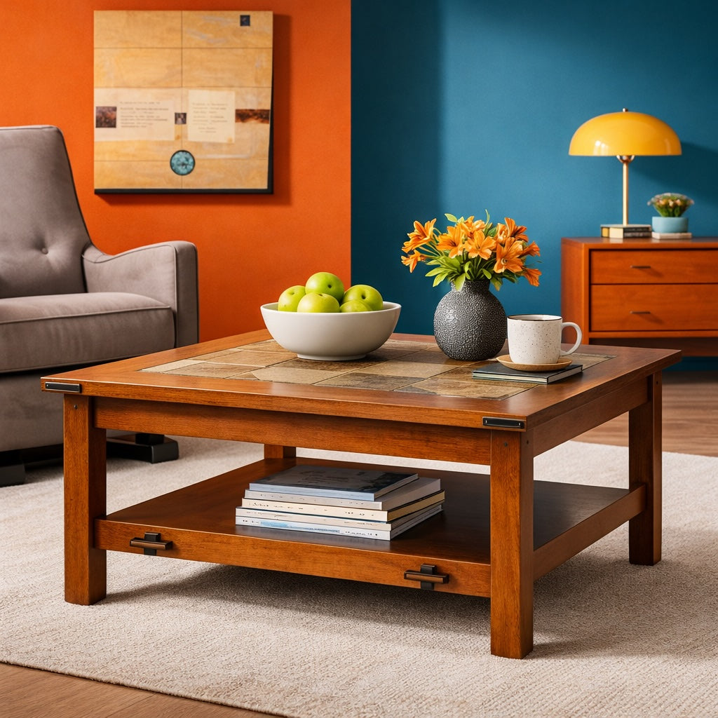 Sticley Coffee Table w/Tile