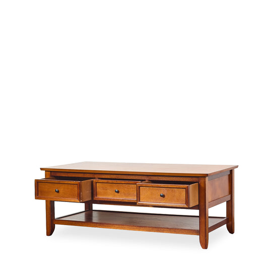 Traditonal 3 Drawer Coffee Table
