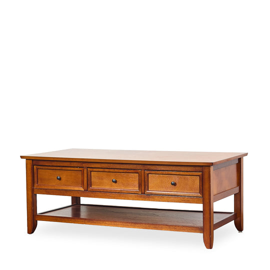 Traditonal 3 Drawer Coffee Table