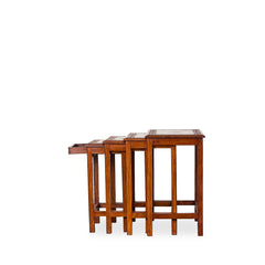 Nesting Tables w/inlay (4) - Whats New Furniture - Portland, Oregon