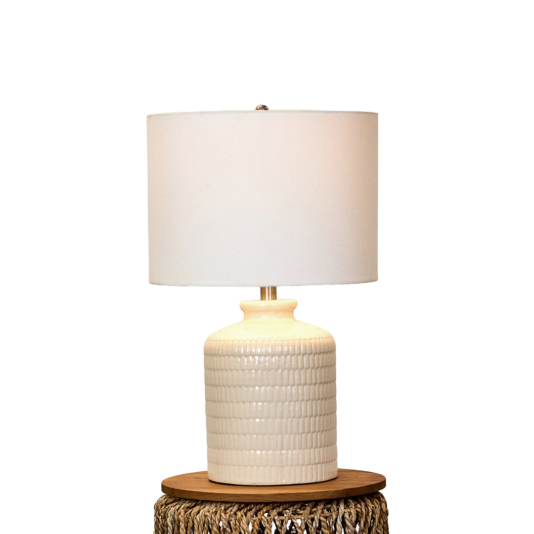 Textured Ceramic Lamp