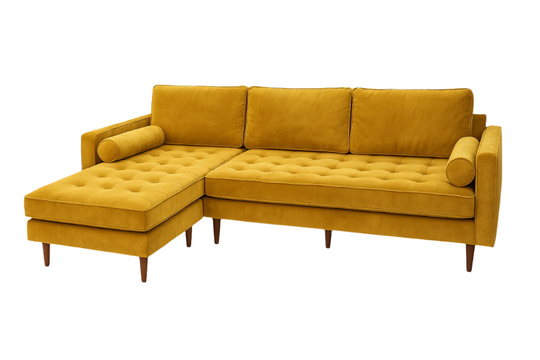 The Nirvana Sofa - Vintage Saffron